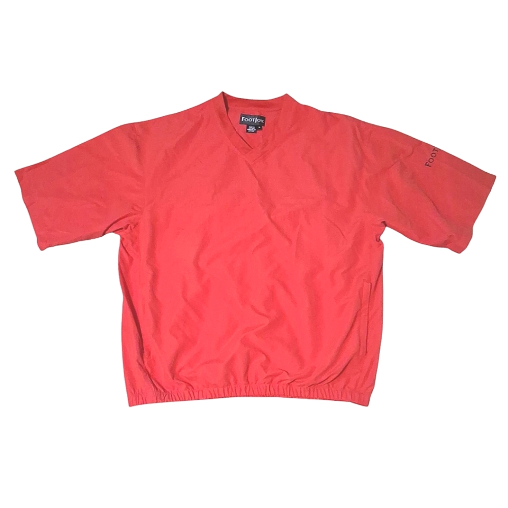 FootJoy Men Vintage Red Golf Shirt Sz Large
